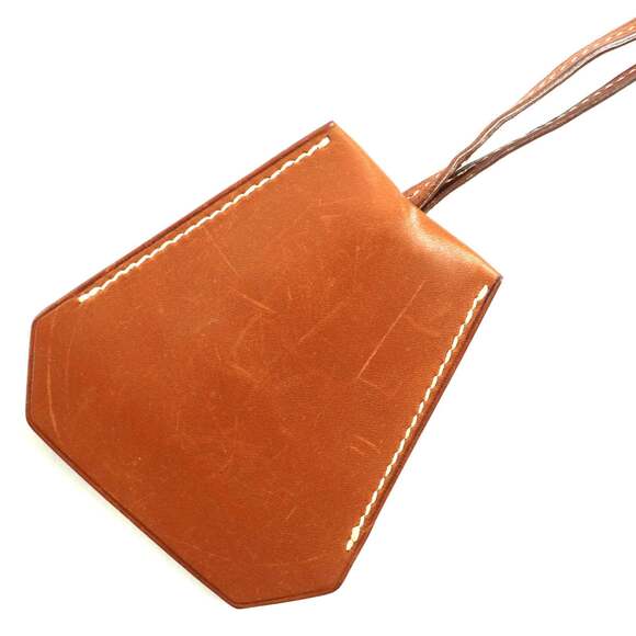 HERMES Jewelry - HERMES Vintage Margiela Era Leather Clochette Necklace Pendant Accessory Brow...